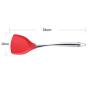 LexBu Kitchenware Spatula Silicone Stainless Steel Turner Random Color