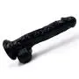 HYLHYL5-F Silicone Hands-Free Play Adult Perfect Pleasure Toy Realistic Toy with Suction Cup (Black, L:23cm/7.48 in, W:4.5cm/1.57 in)