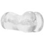 CalExotics Stroke It Pussy & Ass - Heavy Duty Male Masturbator - Silicone Masturbation Sleeve ? 6.5 Inch Male Stroker Sex Toy - Clear