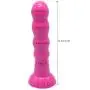 Beads Silicone Anal D?ld?, Very Flexible Ultra-Soft Classic D?ld? with Strong Suction Cup,Adult Toy for Anal Beginners for Men and Women-Pink 22.5cm(8.85")