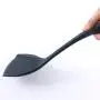 Hjyi Silicone Kitchen spatula non-stick pot special fried vegetables cooking shovel high temperature silicone kitchenware (black and red two-piece set)