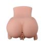 Pnongqing Love Doles Mens Realistic Male and Female Adult Toys Best Gift Lovers Bedroom Self Pleasure SiliconeФ with 2 Soft and Elastic Channels (Color : Skin)