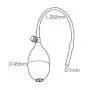 Soft Inflatable Urethral Sound - Easy Use Dilators Masturbator Plug, Silica Gel Urethral Stretching Bladder Male Toys