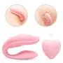 USB Rechargeable U-Shape Couples Pleasure Toys with Oral-Sucking&Cli-Stimulator Silicone Six Things for Adult Women&Men Toys for Couple Flirting Bullet T Shirt Waterproof