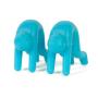 Pot Lid Holder Silicone Anti Overflow Spill Tool Pot Small Person Shape Bracket for Chopsticks Kitchenware Blue (3)