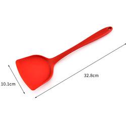 SKYyao Kitchen utensil set Silicone kitchenware 3 piece set cooking spoon shovel fishing fence spoon non-stick pot set kitchen utensils Silicone