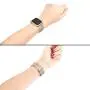 SWEES Leather Band Compatible for Apple Watch 38mm 40mm, Genuine Leather Shiny Bling Strap Compatible iWatch Series 5 Series 4 Series 3 Series 2 Series 1, Sports & Edition Women, Glistening Rose Gold