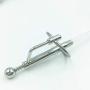 LTY Stainless Steel Horse Eye Stick Metal Urethral Rod with Bolt Tooth Stimulation Plug Uréthral Dilator Stainless Steel Sound Rods Catheters & Sounds Sounding Irritation Rod T-Shirt