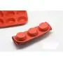 Kitchenware Silicone Cake Mold 12 round round high temperature baking tray Cookie mold baking tool (red)