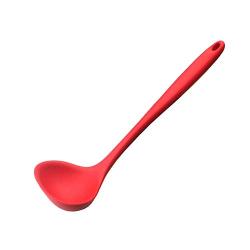 Silicone Spoon High Temperature Silicone Kitchenware Food Grade Nonstick Pan All Inclusive Silicone Soup Spoon