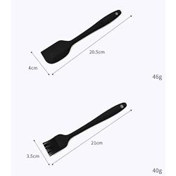 HEMFV Kitchen Utensil Set, 10pcs Cooking Utensils Set Silicone Kitchen Tools Baking BBQ Cooking Kitchenware (Color : Blue)
