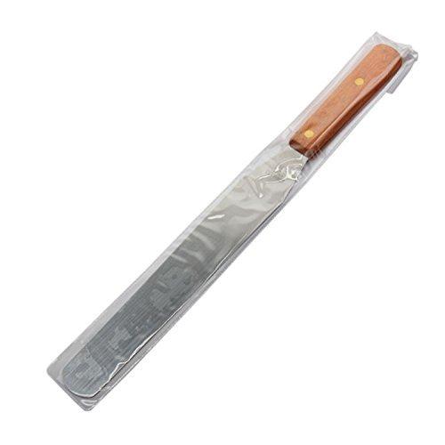 YingYing Home 8 inch Bread Spatula Wooden Handle Stainless Steel Spatula Baking & Pastry Tools Kitchenware