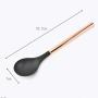 Silicone kitchenware nine-piece set of stainless steel handle cooking tools including spaghetti grabbing brush scraper spatula shovel spoons, etc.