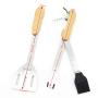 Multifunction Knife Barbecue Grill Accessories Foldable 5 in 1 BBQ Multifunction Tools