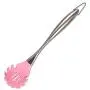 5Pcs/Set Pink/Black Stainless Steel Handle Silicone Cooking Tool Sets Egg Beater Spoon Spatula Kitchenware Kitchen Utensils Sets