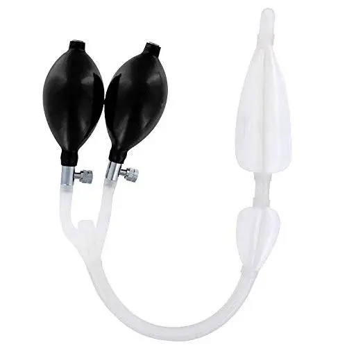 CleanStream Double Bulb Silicone Enema Catheter