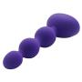Anales Pugs Beginner for Women and Men Anales Trainer Massage Toy with 10 Frequency Vib- Double Motor - Anales Beads Silicone Trainer Fun Toys for Beginners Purple by ALBK