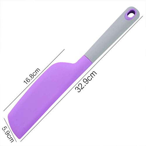 ZDM Professional Kitchenware Silicone Cream Butter Cake Spatula Mixing Batter Scraper Brush Butter Mixer Cake Brushes Baking Tool food grade