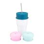 Large Silicone Tumbler Lids - Set of 3 - Stretches Over 20 & 30 oz Tumblers, Large Cup, and Mugs - Great for the Gym, Outdoors, Kids, Elderly - Spill Proof, Durable, and Reusable