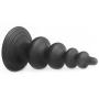 Romi Silicone Suction Cup Anal Trainer Butt Plugs Anal Plug - Five Beads Pagoda Anal Sex Toy