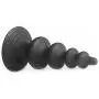 Romi Silicone Suction Cup Anal Trainer Butt Plugs Anal Plug - Five Beads Pagoda Anal Sex Toy
