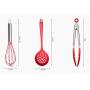 JunbosiKitchenware, Multi-Function Kitchen Utensils, Creative Set of 11 Sets of Stainless Steel Silicone Kitchenware, High Temperature Anti-Scalding,Gray