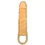 Privacy Packaging. Silicone penile Condom Expander expands Male Chastity Toys Lengthen Cock Sleeves 9256