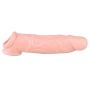 Large Size 9 inch Silicone penile Condom Expander expands Male Chastity Toys Lengthen Cock Sleeves Dick Socks Reusable Condoms e2