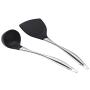 FOREVER-YOU 304 Stainless Steel Spatula stir-Fry Silicone Spoon Non-Stick Pot kitchenware Household