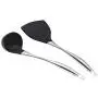 FOREVER-YOU 304 Stainless Steel Spatula stir-Fry Silicone Spoon Non-Stick Pot kitchenware Household