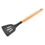 JunbosiKitchenware Silicone Kitchenware Set Wood Handle Silicone Kitchenware Set of 9 Non-Stick Shovel Spoon Set Kitchen Tools