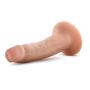 Blush Silicone Willys 5.5" Silicone Dildo Suction Cup Strap On Base - Vanilla