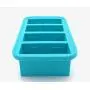 Souper Cubes Extra-Large Silicone Freezing Tray with Lid - makes 4 perfect 1cup portions - freeze soup broth or sauce