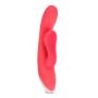 Hop - Trix - 7 Vibrating Functions Strong Rumbly Platinum Silicone Vibrator - Powerful G Spot and Clitoral Stimulator - Waterproof - Sex Toy of Women - Sex Toy for Couples (Cerise)