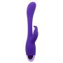 WEI EI Hot Sale High Frequency 10 Modes USB Rechargeable Vib Waterproof Multifunctional V-Msager Ultra-Silent C-Stimulator for Women (Purple)