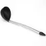 Silicone Cooking Utensils Kitchen Utensil, Silicone Kitchenware Non-Stick Cooking Utensils with Stainless Steel Handle - Soup Spoon