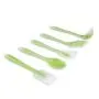 JunbosiKitchenware Silicone Kitchenware 5 Piece Set Cooking Spoon Shovel Translucent Silicone Kitchenware Set