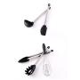 Silicone Kitchenware Stainless Steel Pipe Handle High Temperature Silicone Kitchenware Kitchen Tool 8 Piece Egg Beater Key Spoon Spoon Shovel