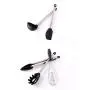 Silicone Kitchenware Stainless Steel Pipe Handle High Temperature Silicone Kitchenware Kitchen Tool 8 Piece Egg Beater Key Spoon Spoon Shovel
