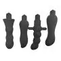 O-GAME 4pcs Amal Plus Vibrantor with 10 Vibraration Mode Silicone Massager Toy for Women Men