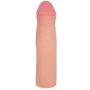 Silicone 2&quot Penis Extension - Realistic Cock Extender with Veins and Lifelike Tip