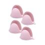 Vakiko Oven Gloves Non Slip Heat Resistant Novelty Kitchenware for Kids and Women Small Silicone Microwave Mitts(4 Pcs)