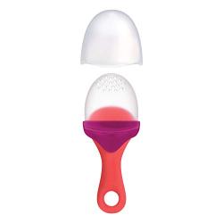 Boon Pulp Silicone Feeder, Coral/Purple