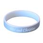 Reminderband 100 Custom Luxe Silicone Wristbands - Personalized Customizable Silicone Rubber Bracelets - Customized for Motivation, Events, Gifts, Support, Fundraisers, Awareness - Men, Women, Kids