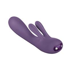 Fifi Rabbit Silicone Rechargeable Vibe - Purple