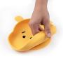 Bumkins Disney Silicone Grip Dish, Suction Plate, Divided Plate, Baby Toddler Plate, BPA Free, Microwave Dishwasher Safe - Winnie The Pooh