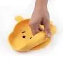 Bumkins Disney Silicone Grip Dish, Suction Plate, Divided Plate, Baby Toddler Plate, BPA Free, Microwave Dishwasher Safe - Winnie The Pooh