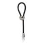 CalExotics EZ Cinch Silicone Lasso Ring ? Enhancer Pleasure Ring Sex Toy - Enhancement Cock Ring - Adult Stimulating Toys for Men and Couples ? Black