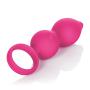 CalExotics Silhouette S1- Silicone Ben Wa Kegel Weights ? Hands Free Vibrating Pelvic Floor Exercise ? Waterproof Adult Sex Toys - Pink