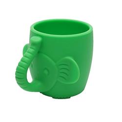 Baby Kid Sippy Cup Mug for Toddlers Learning Cup Elephant Design Great for Baby’s Interaction Dexterity Food Grade Silicone BPA Free Bambini Bear